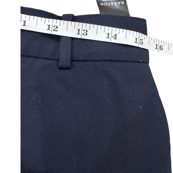Aritzia Babaton Agency Pant City Cropped Wool Trouser High Rise Pants Navy, 10 - Picture 5 of 9